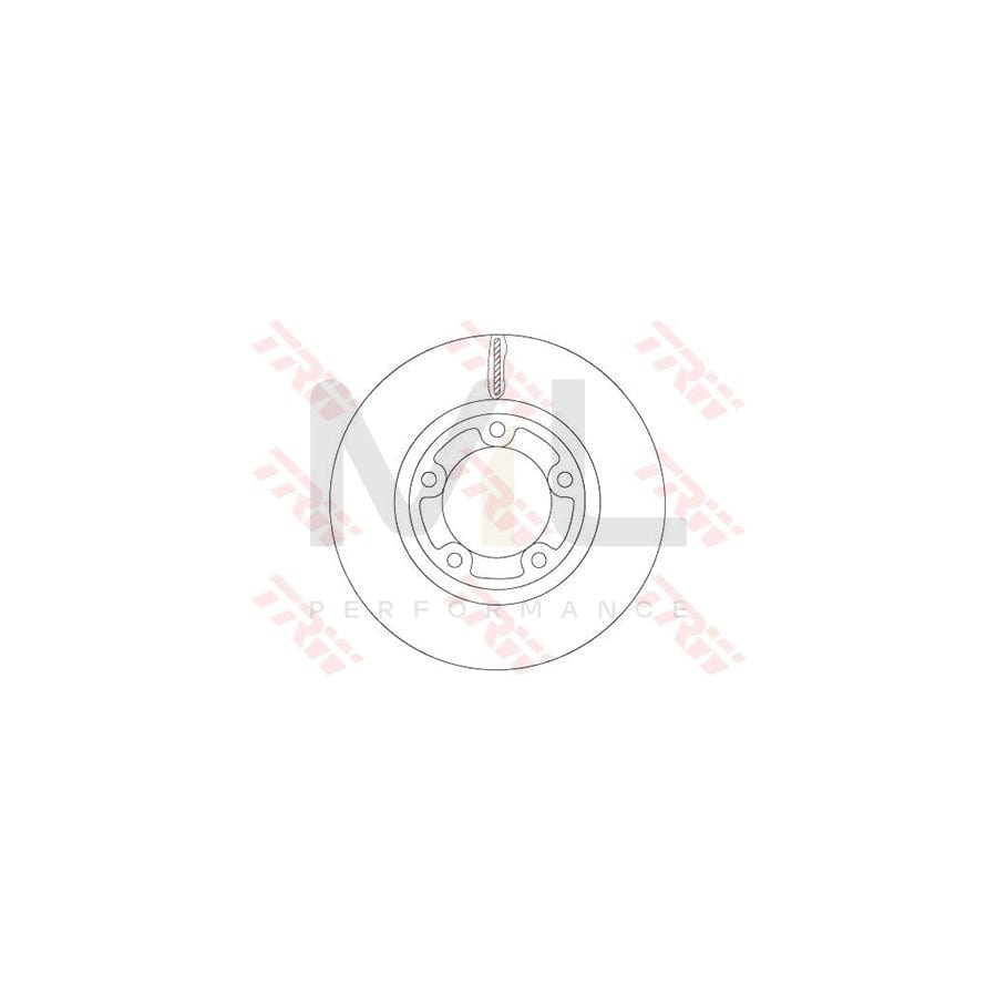 TRW DF6712 Brake Disc Vented, Painted | Performance Parts Direct Car Parts