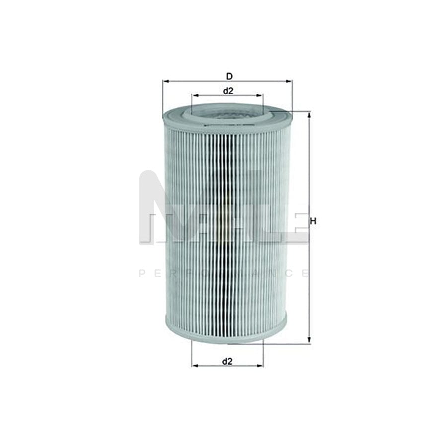 MAHLE ORIGINAL LX 803 Air Filter Filter Insert | Performance Parts DirectCar Parts