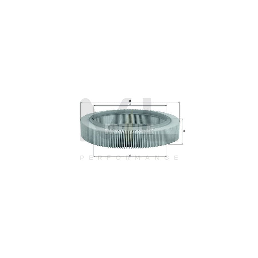 MAHLE ORIGINAL LX 209 Air Filter Filter Insert | Performance Parts DirectCar Parts