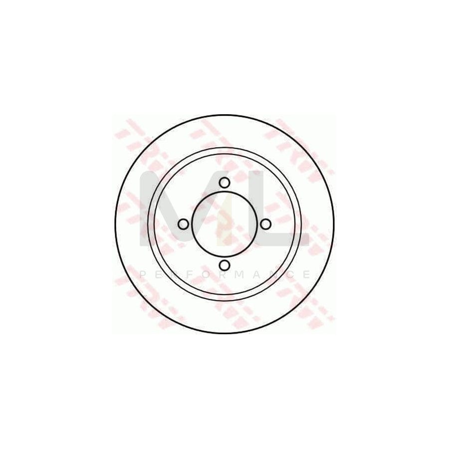 TRW DF1990 Brake Disc Solid | Performance Parts Direct Car Parts
