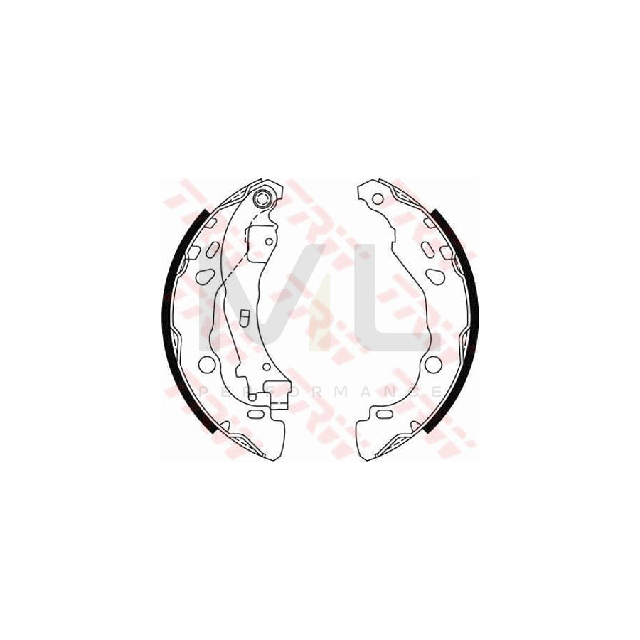 TRW GS8474 Brake Shoe Set | Performance Parts Direct Car Parts