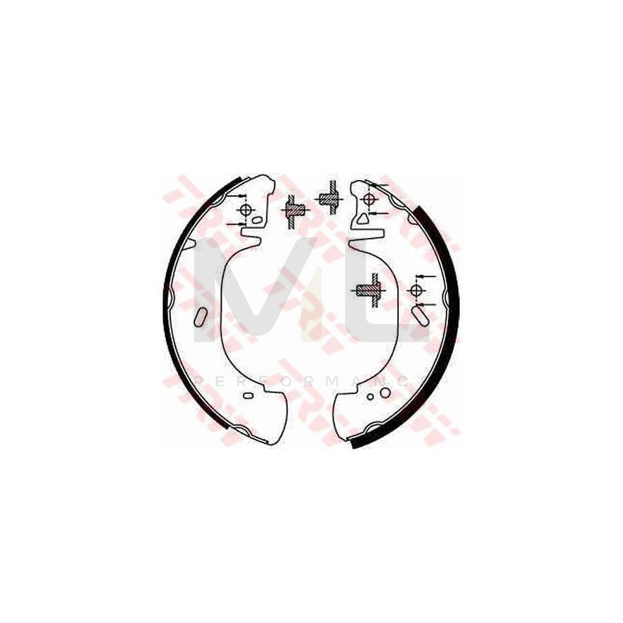 TRW GS8630 Brake Shoe Set | Performance Parts Direct Car Parts