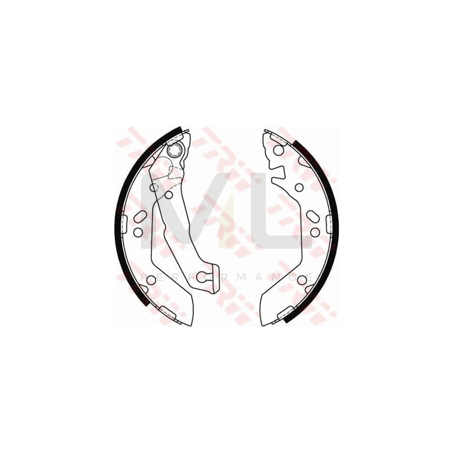 TRW GS8684 Brake Shoe Set | Performance Parts Direct Car Parts