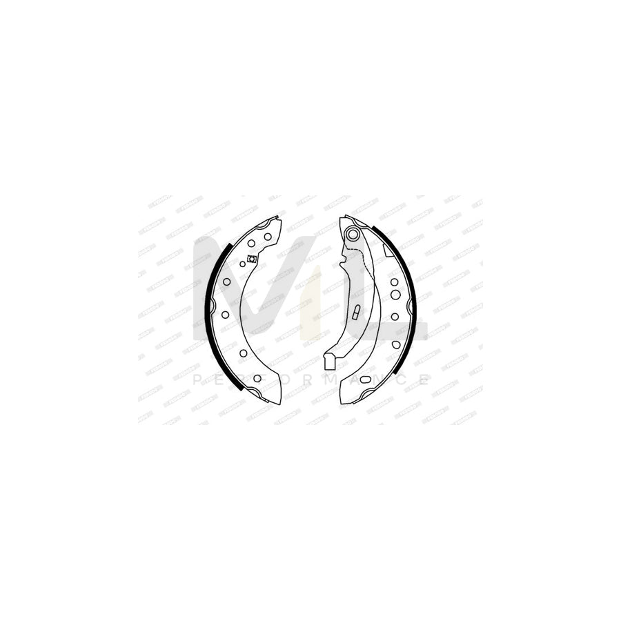 FERODO PREMIER FSB4012 Brake Shoe Set | Performance Parts Direct Car Parts
