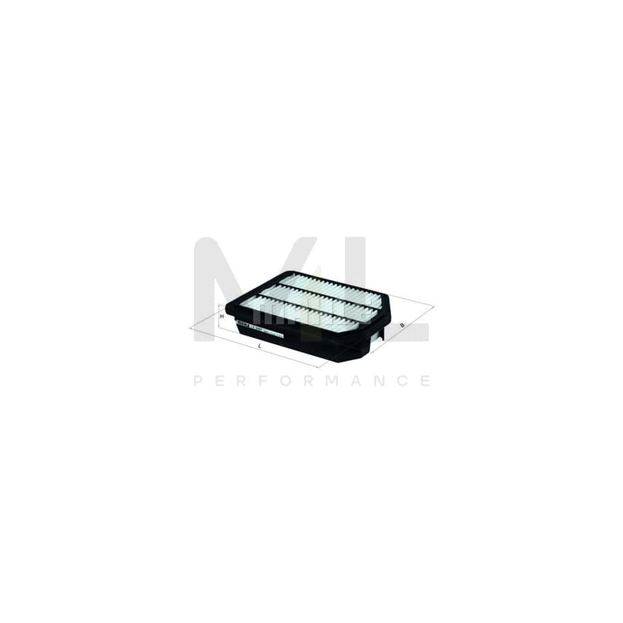 MAHLE ORIGINAL LX 2687 Air Filter Filter Insert | Performance Parts DirectCar Parts