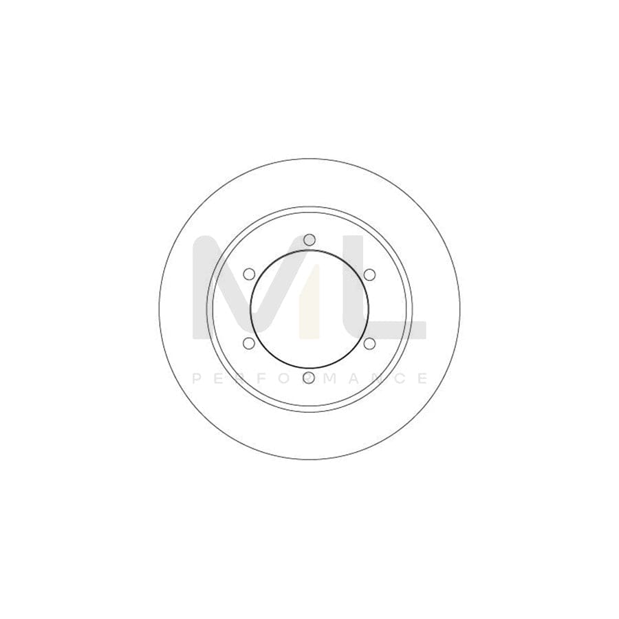 TRW DF6790 Brake Disc Vented, Painted | Performance Parts Direct Car Parts