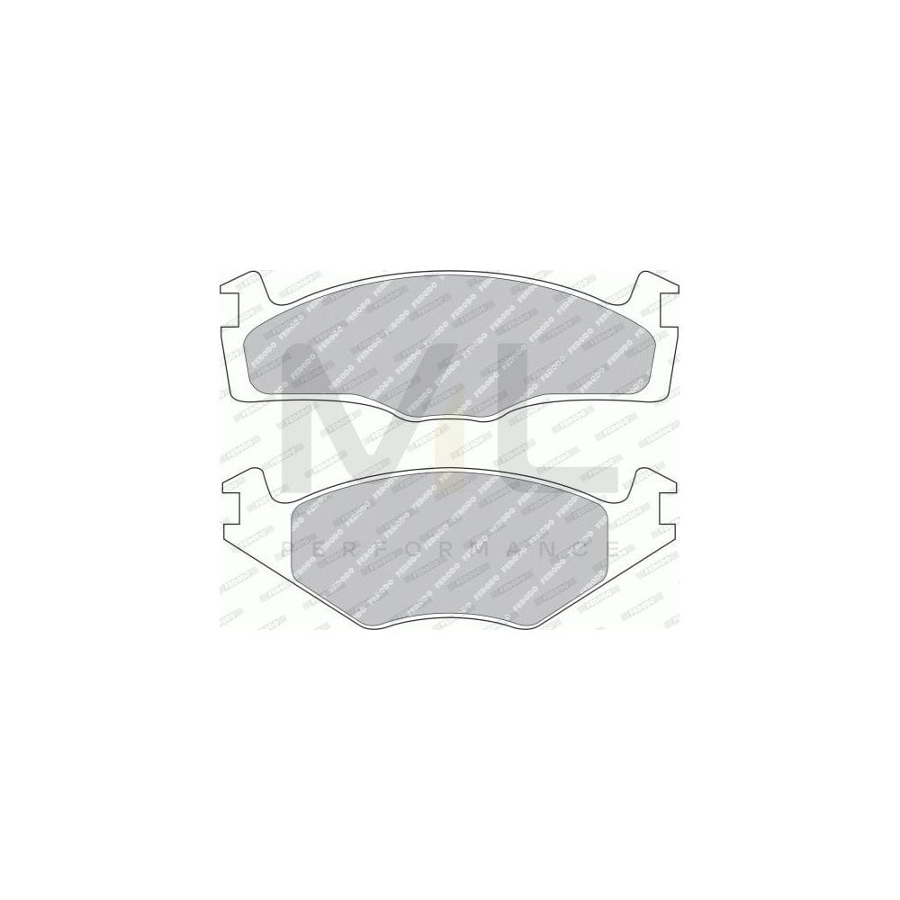 Ferodo Fdb203 Brake Pad Set Incl. Wear Warning Contact | Performance Parts Direct Car Parts