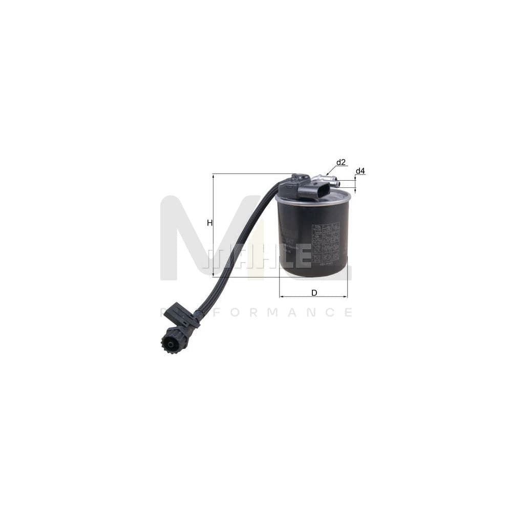 MAHLE ORIGINAL KL 947 Fuel filter In-Line Filter | Performance Parts DirectCar Parts