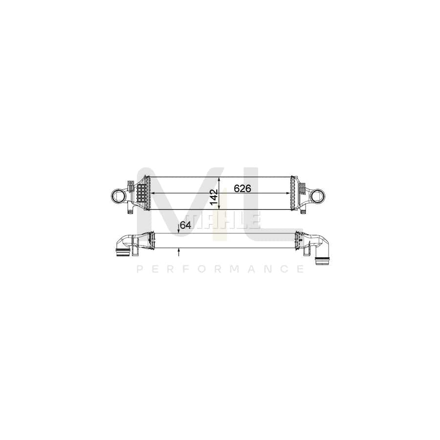 MAHLE ORIGINAL CI 479 000P Intercooler | Performance Parts DirectCar Parts