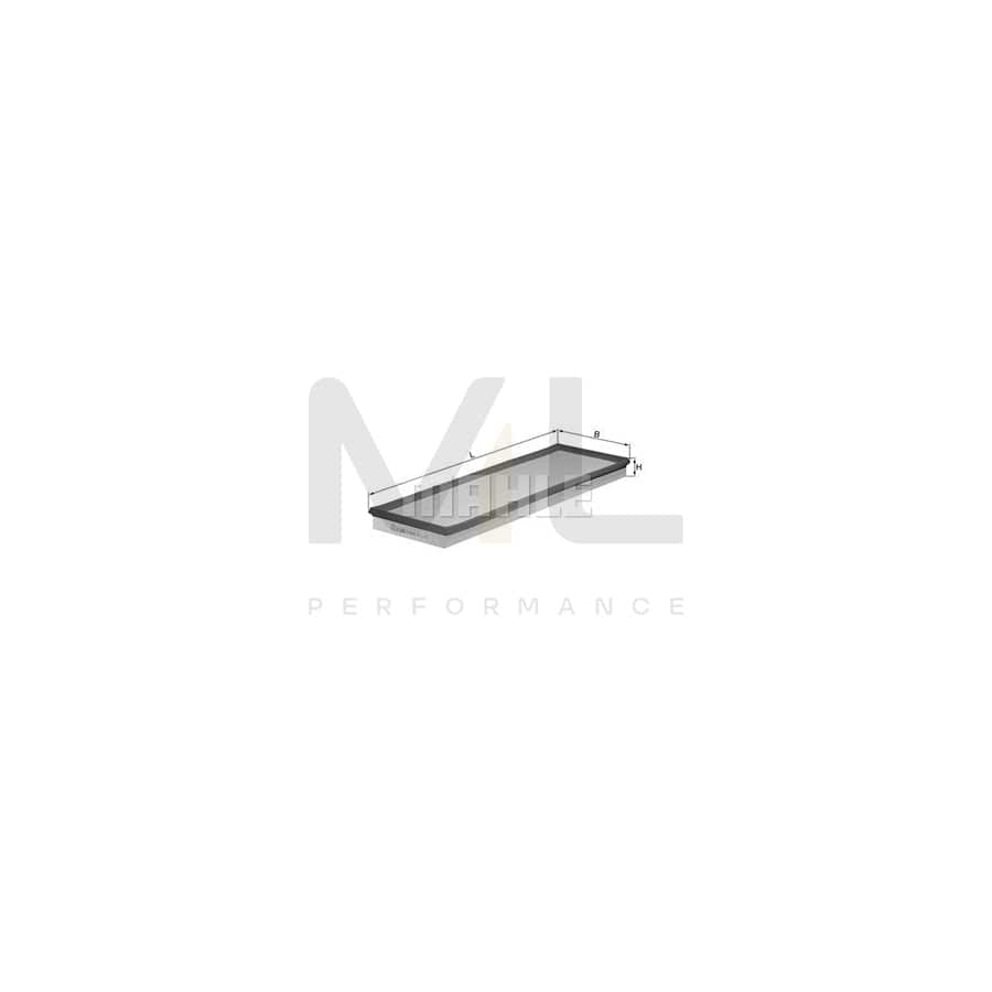MAHLE ORIGINAL LX 696/1 Air Filter Filter Insert | Performance Parts DirectCar Parts