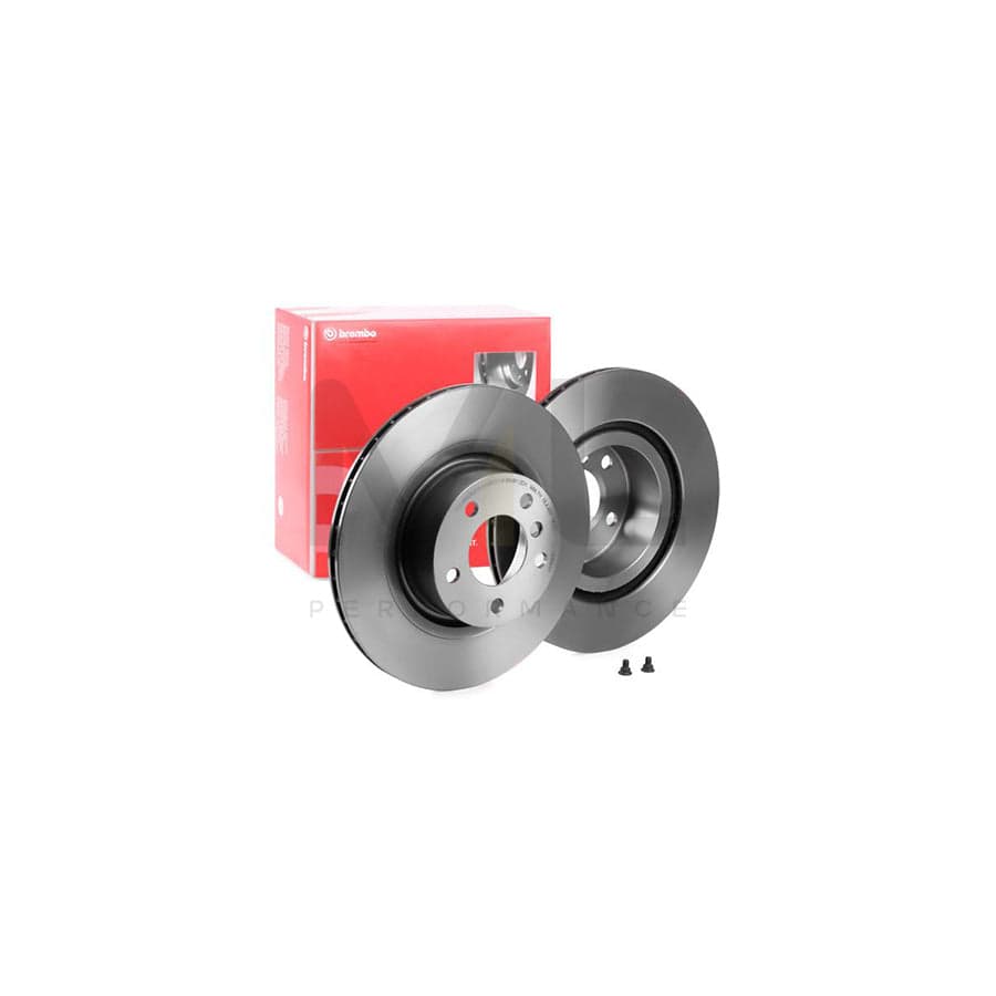 BREMBO COATED DISC LINE 09.B569.11 Brake Disc Internally Vented, Coated, High-carbon, with bolts/screws - 1 piece