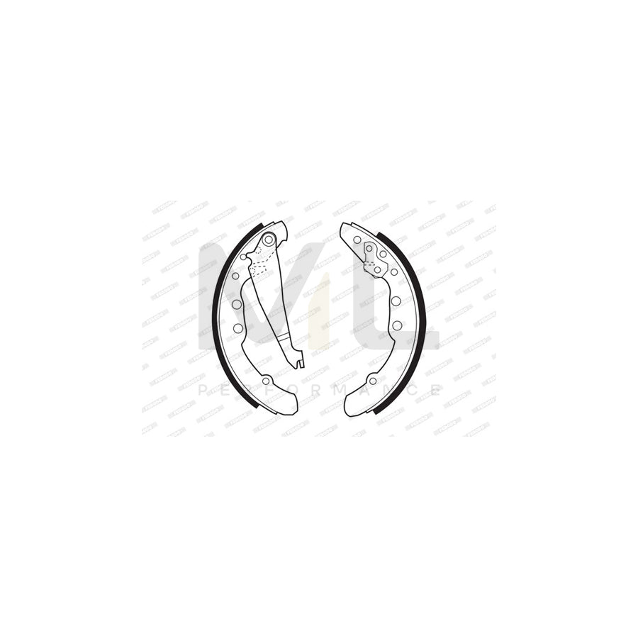 FERODO PREMIER FSB409 Brake Shoe Set | Performance Parts Direct Car Parts