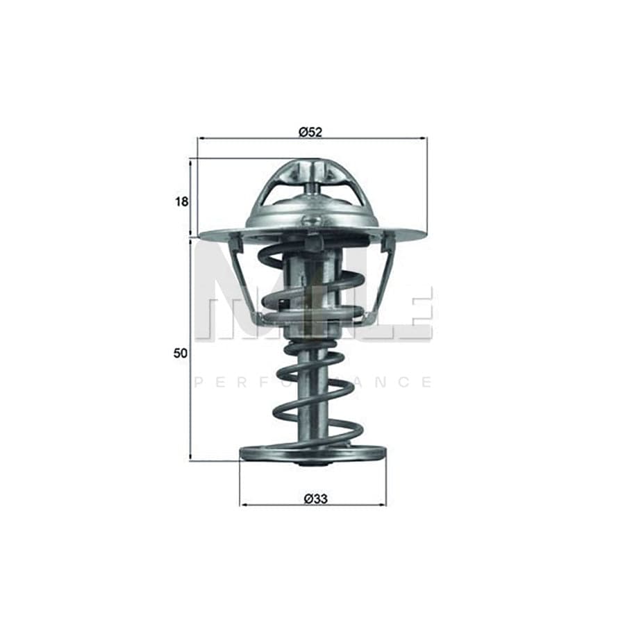 MAHLE ORIGINAL TX 126 82D Engine thermostat Opening Temperature: 82��C, with seal | Performance Parts DirectCar Parts