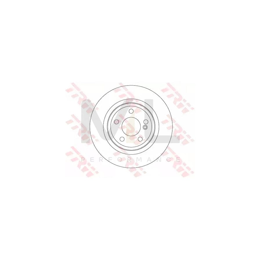 TRW DF6634 Brake Disc Solid | Performance Parts Direct Car Parts