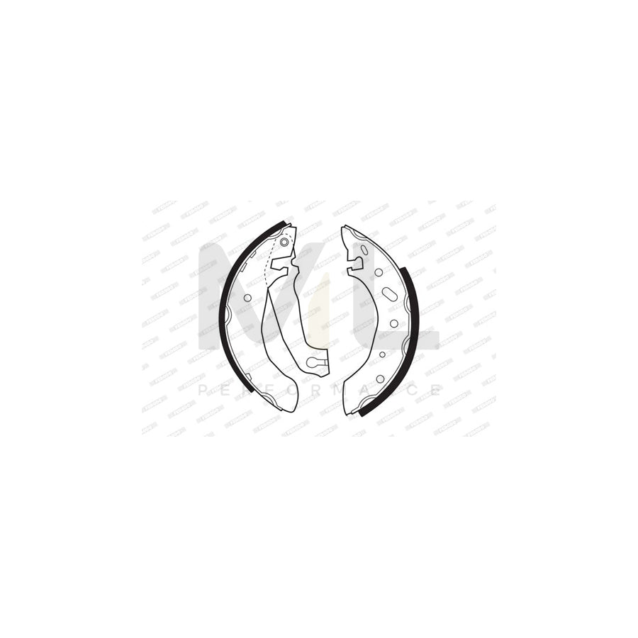 FERODO PREMIER FSB297 Brake Shoe Set | Performance Parts Direct Car Parts