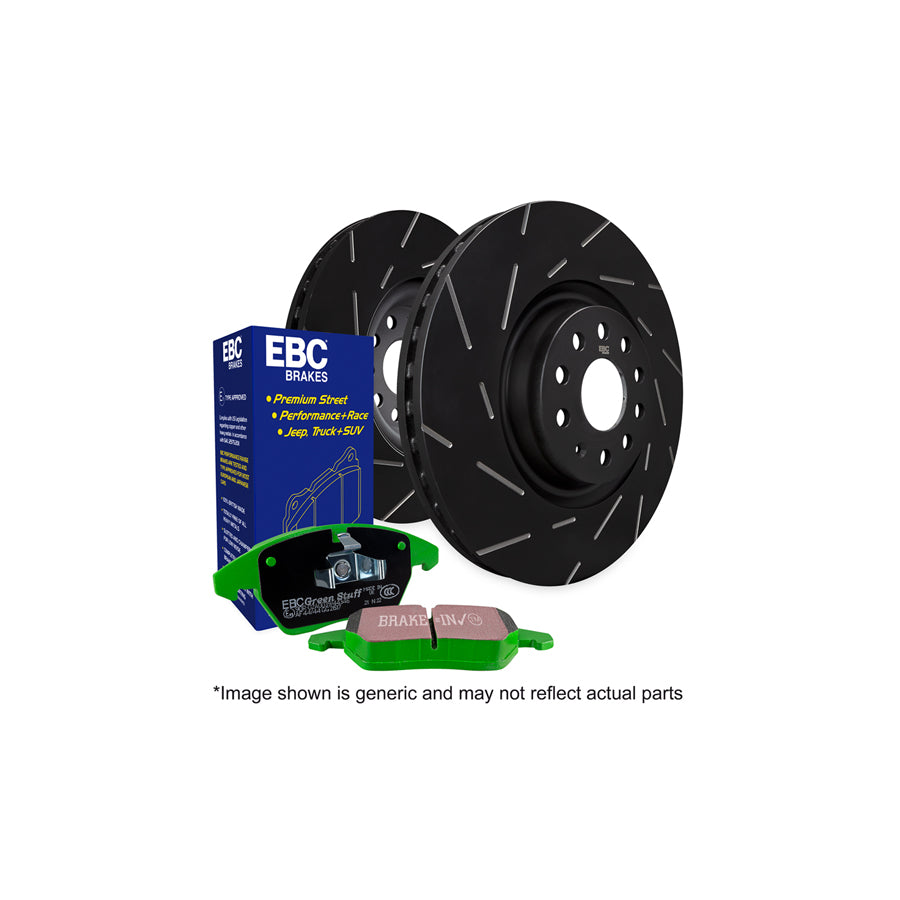 EBC PD06KR215 Jeep Greenstuff Rear Brake Pad & USR Disc Kit (Inc. Cherokee & Wrangler)