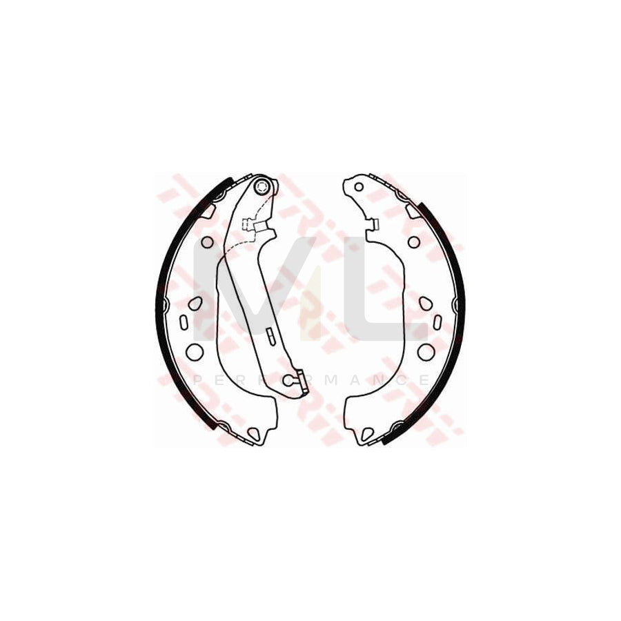 TRW GS8471 Brake Shoe Set | Performance Parts Direct Car Parts