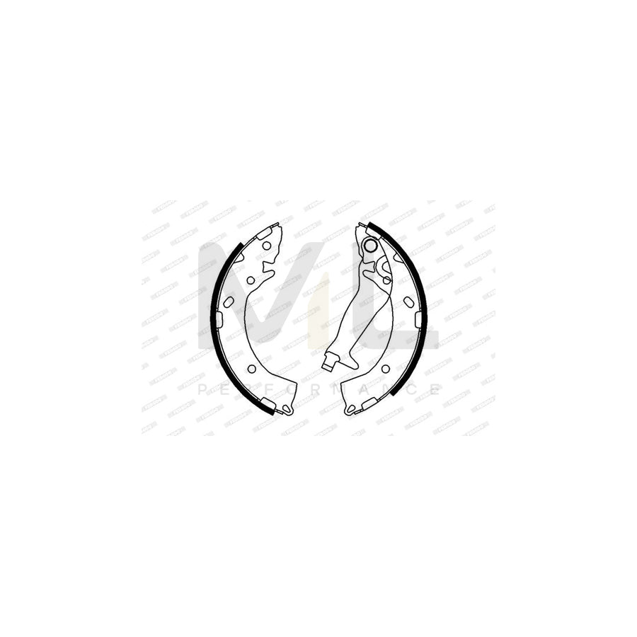 FERODO PREMIER FSB678 Brake Shoe Set | Performance Parts Direct Car Parts