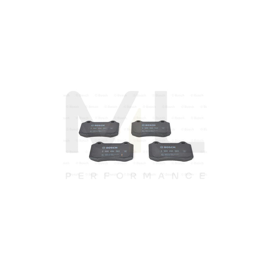 Bosch 0986494393 Brake Pad Set With Anti-Squeak Plate, With Mounting Manual BP1316 | Performance Parts Direct Car Parts