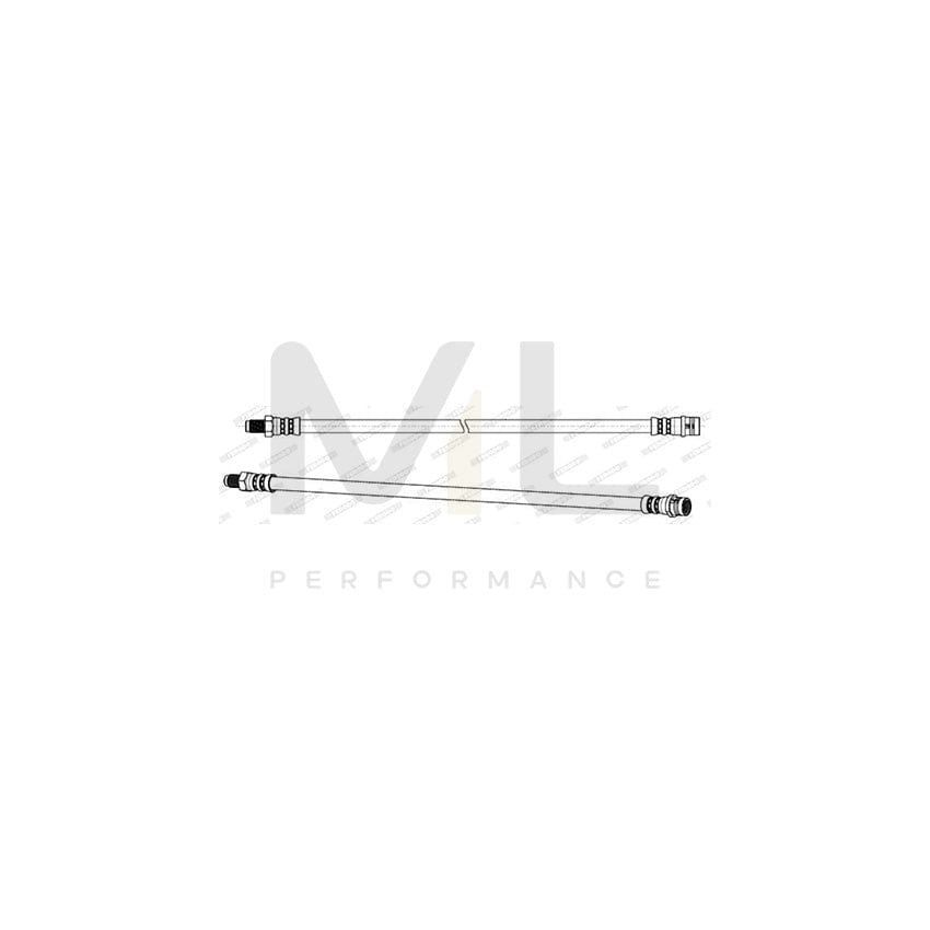 FERODO FHY2678 Brake Hose 415mm, M 10X1 | Performance Parts Direct Car Parts
