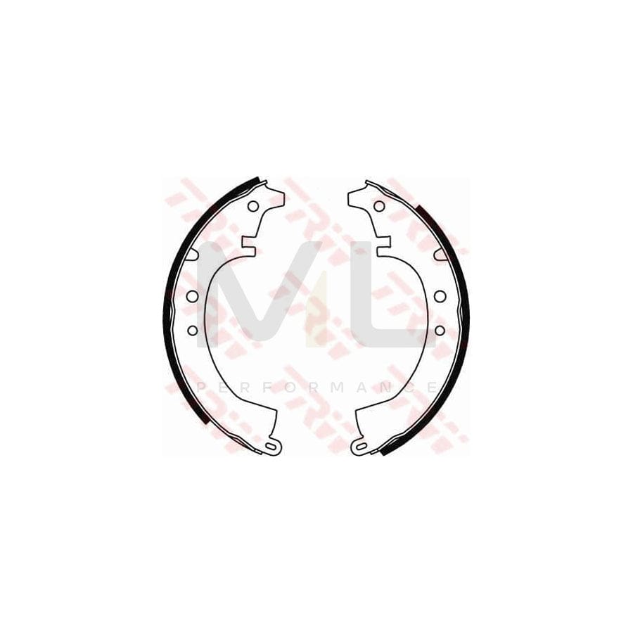 TRW GS8047 Brake Shoe Set | Performance Parts Direct Car Parts