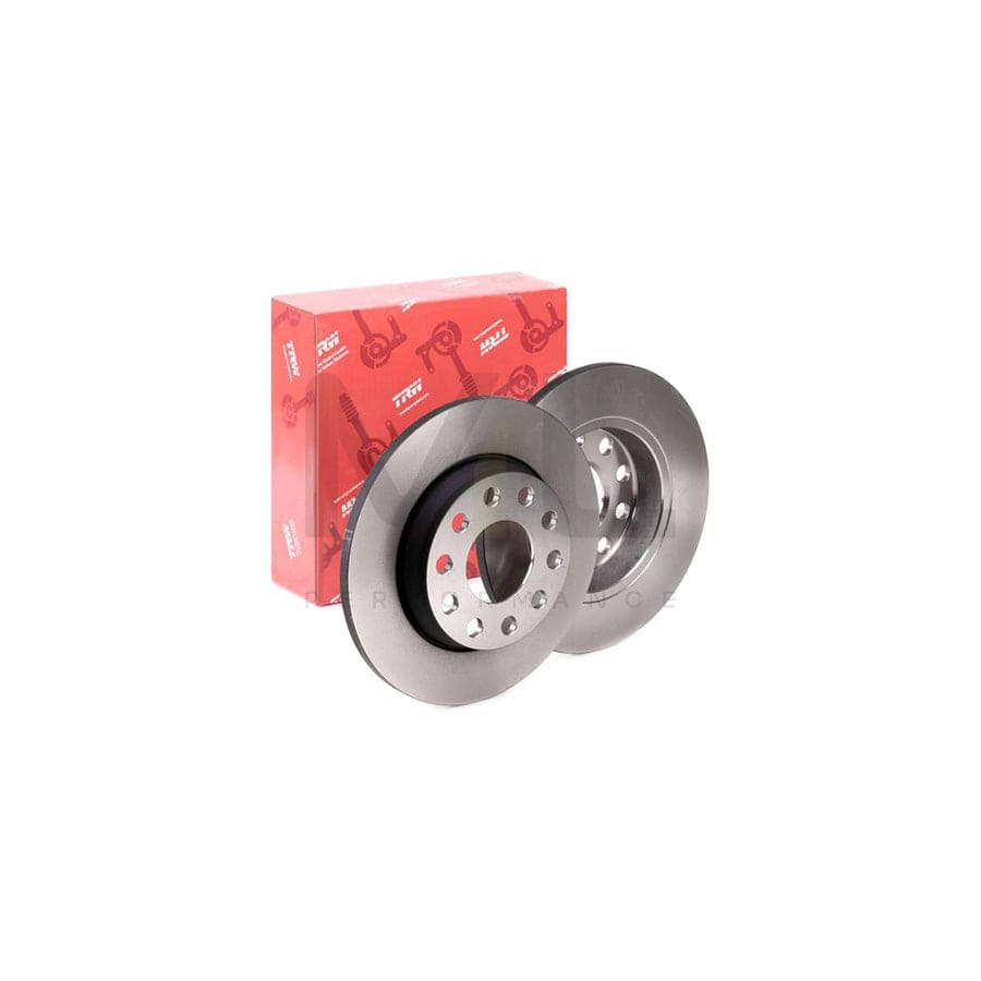 TRW DF4211 Brake Disc Solid, Painted | Performance Parts Direct Car Parts