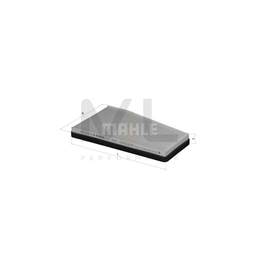 MAHLE ORIGINAL LA 368 Pollen filter Particulate Filter | Performance Parts DirectCar Parts