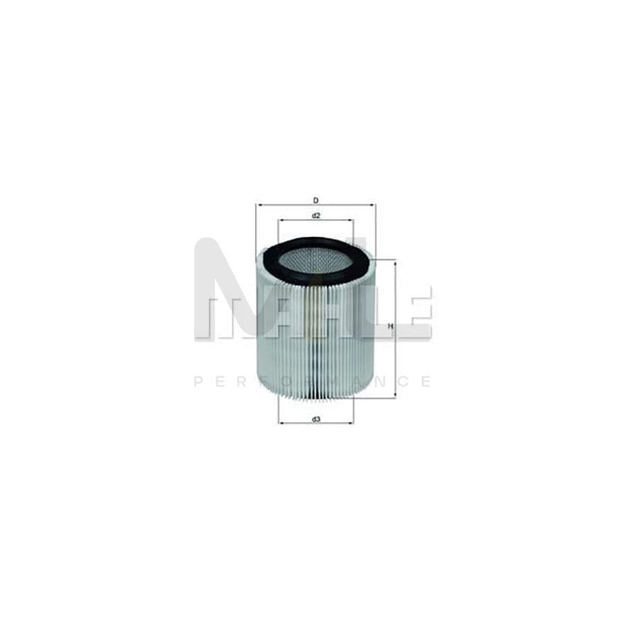 MAHLE ORIGINAL LX 898 Air Filter Filter Insert | Performance Parts DirectCar Parts
