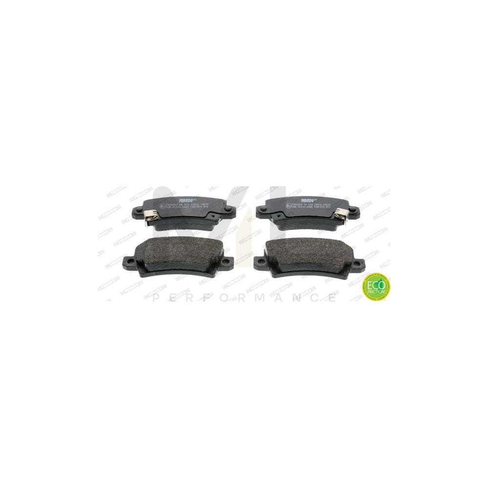 Ferodo Premier Eco Friction Fdb878 Brake Pad Set Not Prepared For Wear Indicator, Without Accessories | Performance Parts Direct Car Parts