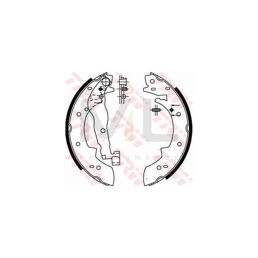 TRW GS6190 Brake Shoe Set | Performance Parts Direct Car Parts