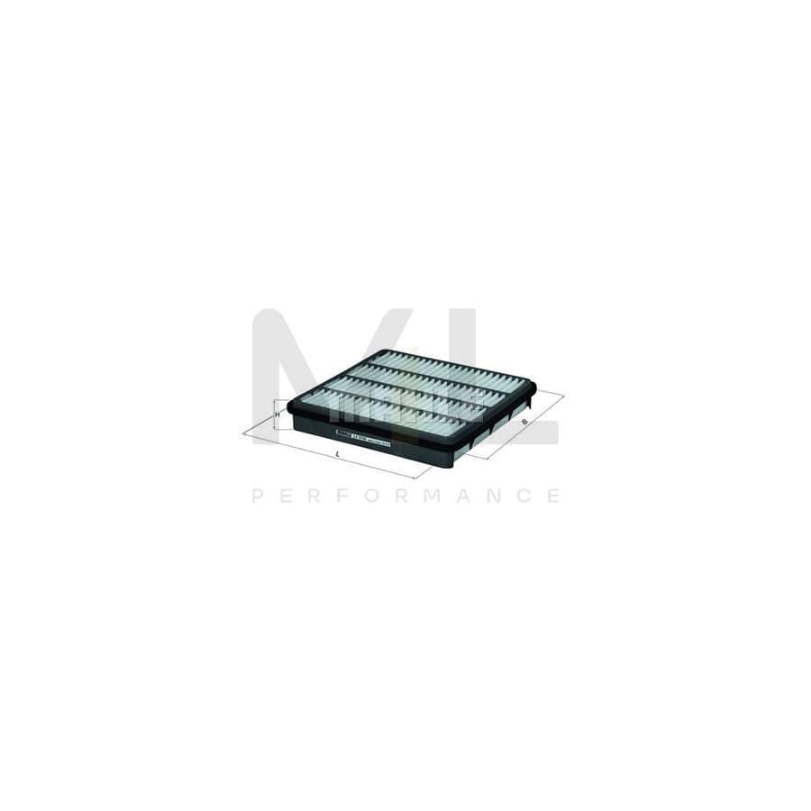 MAHLE ORIGINAL LX 2750 Air Filter Filter Insert | Performance Parts DirectCar Parts