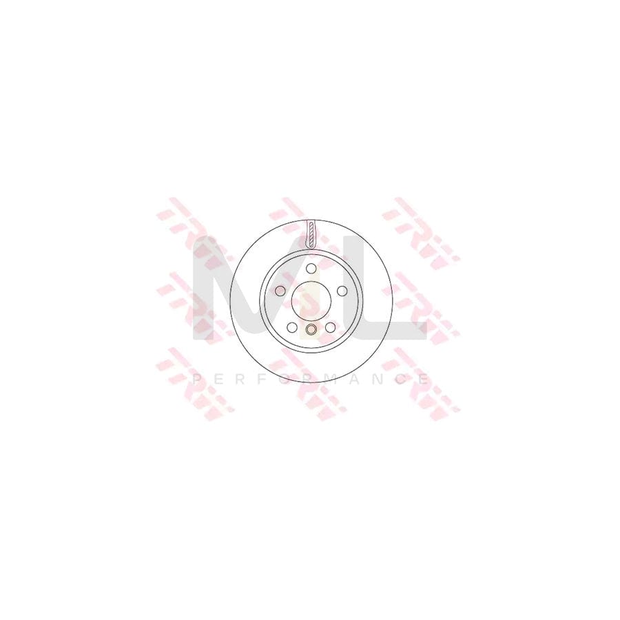TRW DF6799 Brake Disc Vented, Painted | Performance Parts Direct Car Parts