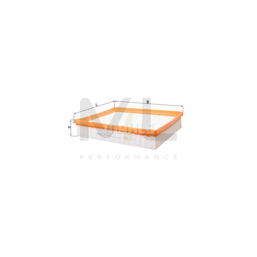 MAHLE ORIGINAL LX 4404 Air Filter Filter Insert | Performance Parts DirectCar Parts