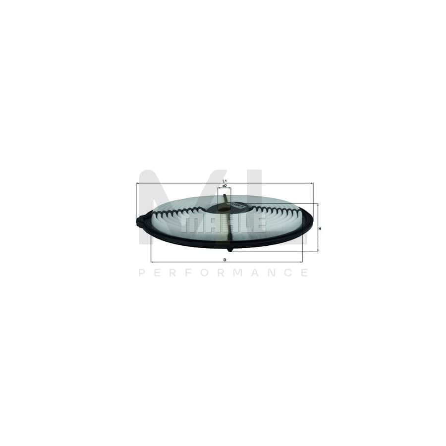 MAHLE ORIGINAL LX 884 Air Filter Filter Insert | Performance Parts DirectCar Parts