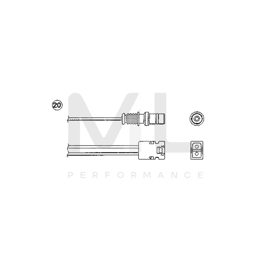 NTK Lambda Sensor / O2 Sensor (NGK 1837) - OZA446-E14