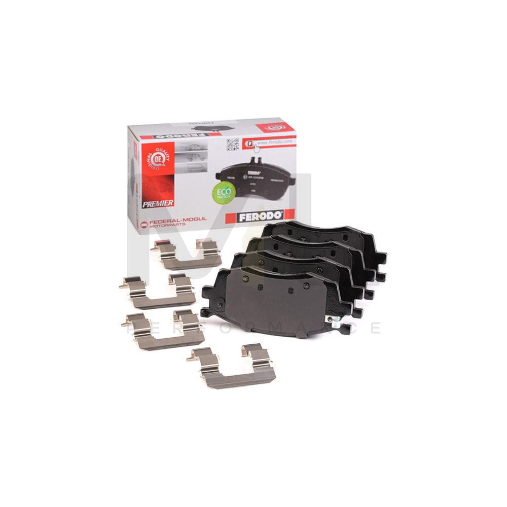 Ferodo Premier Eco Friction Fvr1493 Brake Pad Set Incl. Wear Warning Contact, With Brake Caliper Screws, With Piston Clip, With Accessories | Performance Parts Direct Car Parts