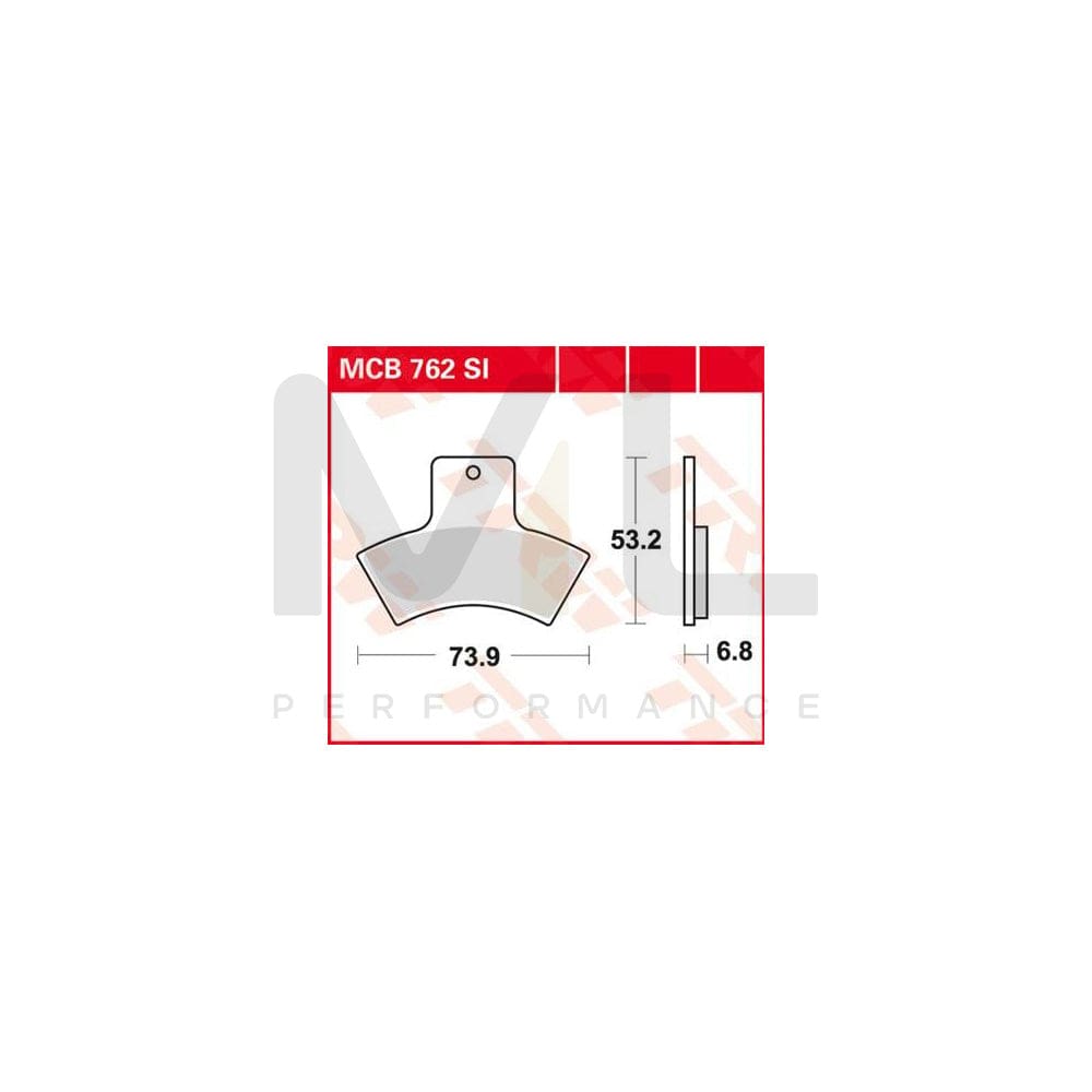 TRW Sinter Offroad Mcb762Si Brake Pad Set | Performance Parts Direct Car Parts