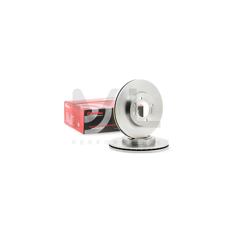 BREMBO 09.5166.14 Brake Disc Internally Vented, with bolts/screws - 1 piece