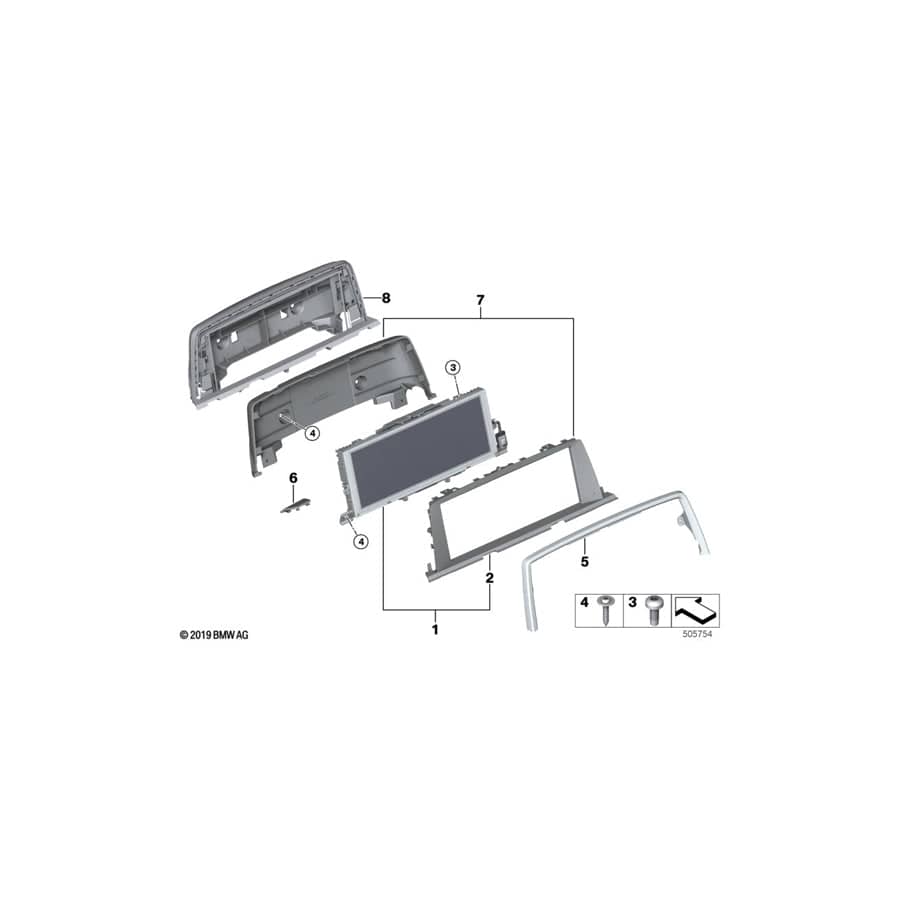 Genuine BMW 65509292448 F12 F13 F06 Set Of Covers 6,5" (Inc. 640iX, 640i & 640d)