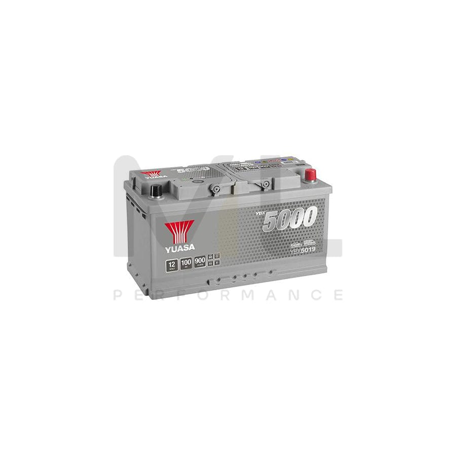 Yuasa YBX5019 12v 100Ah Silver High Performance SMF Battery
