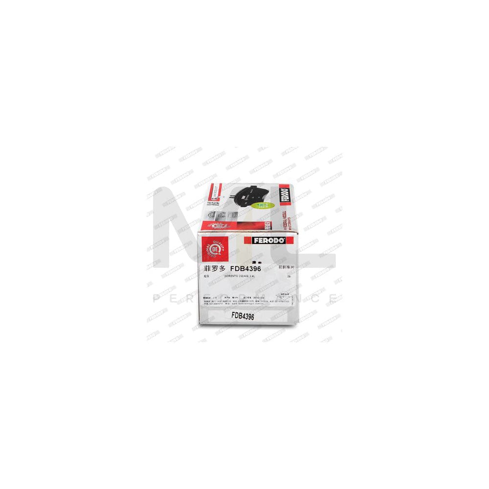 Ferodo Premier Eco Friction Fdb1167 Brake Pad Set Not Prepared For Wear Indicator, With Piston Clip, Without Accessories | Performance Parts Direct Car Parts