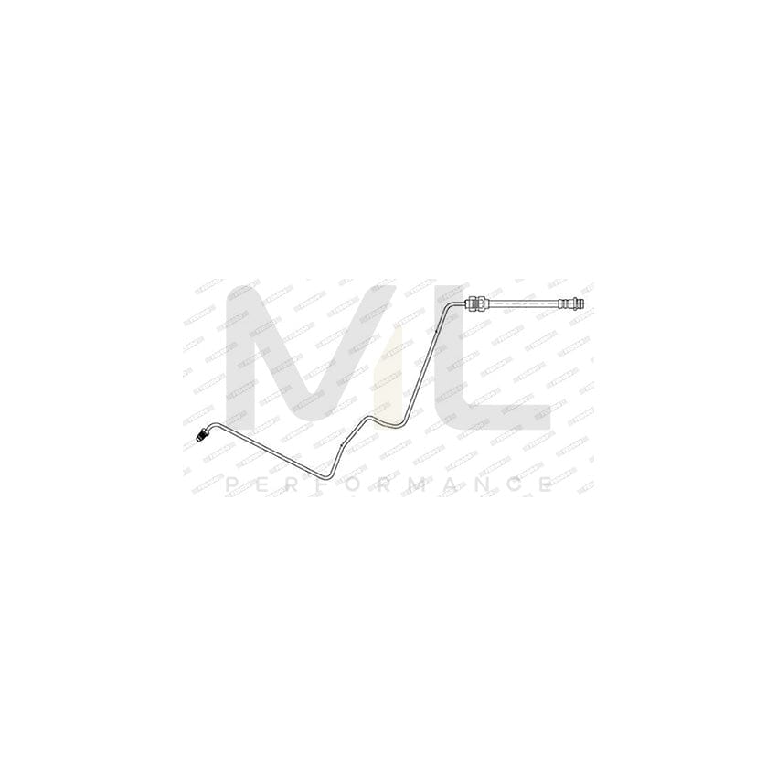 FERODO FHY2721 Brake Hose 660mm, M 10X1 | Performance Parts Direct Car Parts