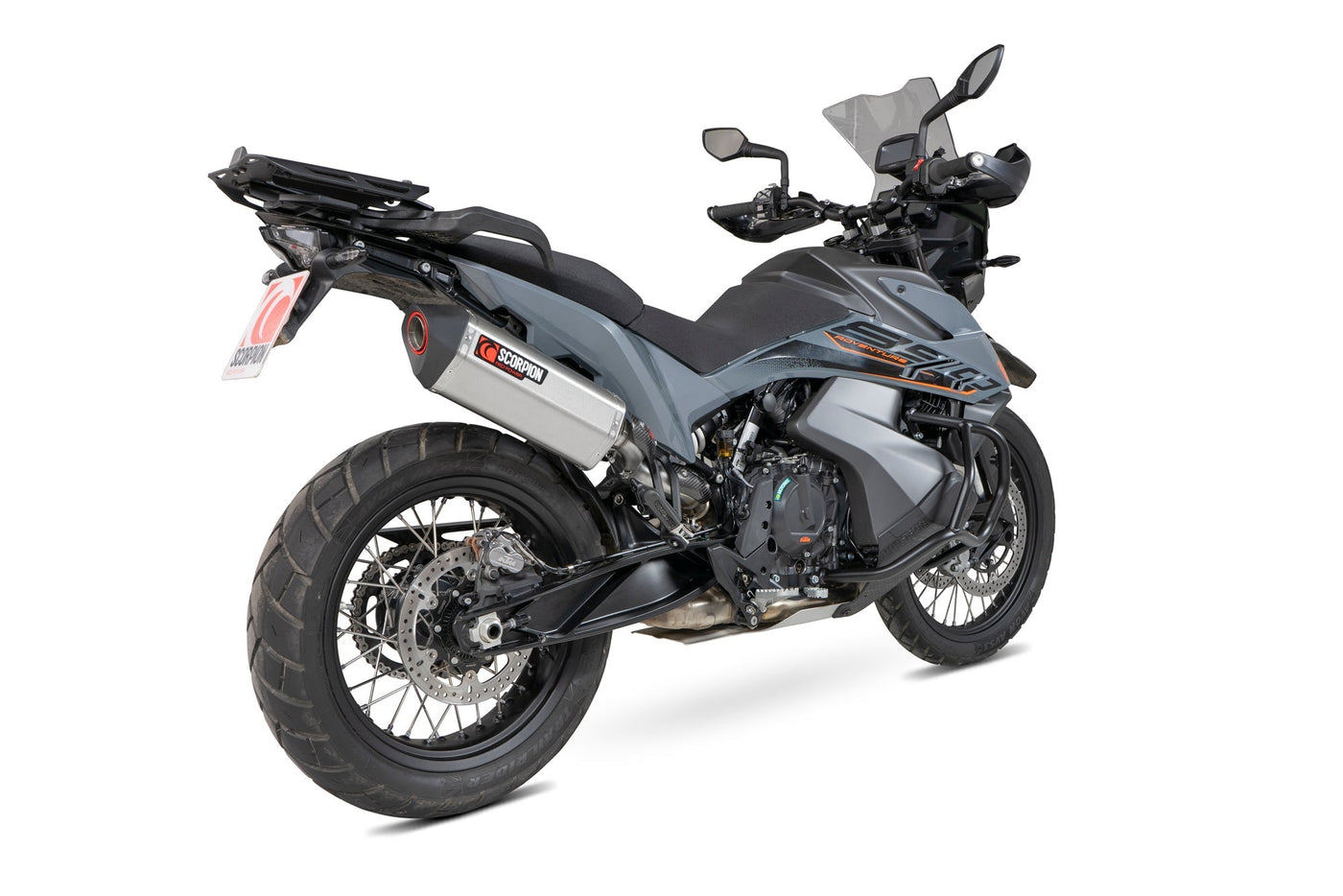 Scorpion RKT93SEO KTM Serket Parallel Slip-On - Stainless Steel Sleeve (Adventure 890 / Adventure 890 R) | UK