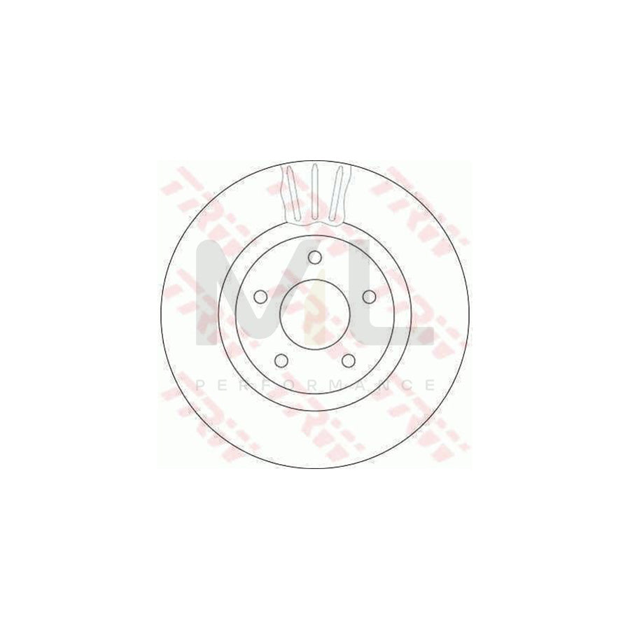 TRW DF4219 Brake Disc Vented | Performance Parts Direct Car Parts