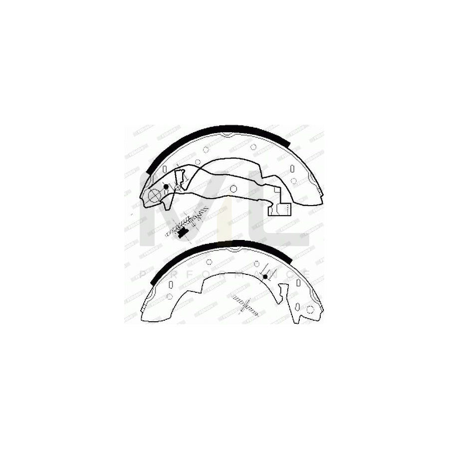 FERODO PREMIER FSB76R Brake Shoe Set | Performance Parts Direct Car Parts