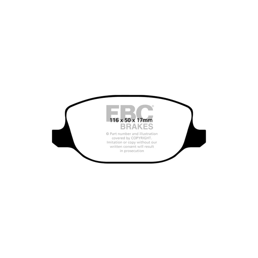 EBC PD40K045 Alfa Romeo Ultimax Pad & Plain Disc Kit - ATE Caliper (Inc. 159 & Spider)