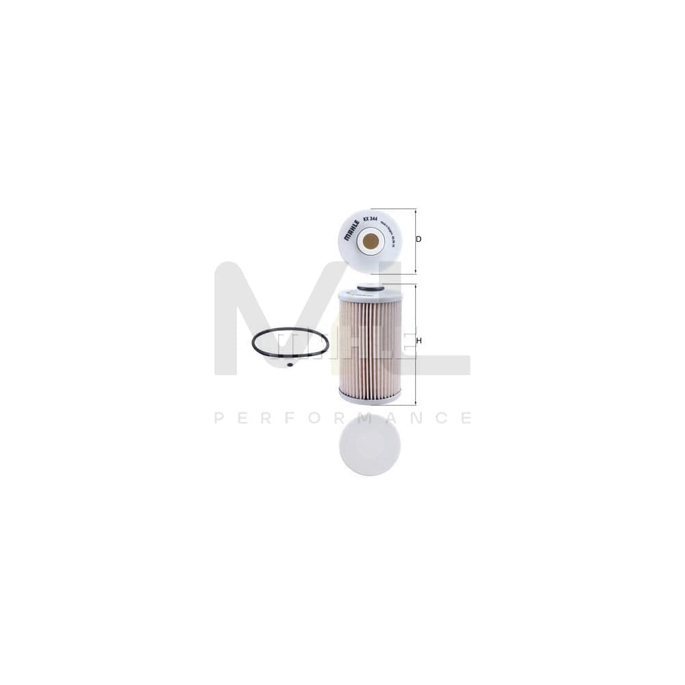 MAHLE ORIGINAL KX 344D Fuel filter Filter Insert | Performance Parts DirectCar Parts