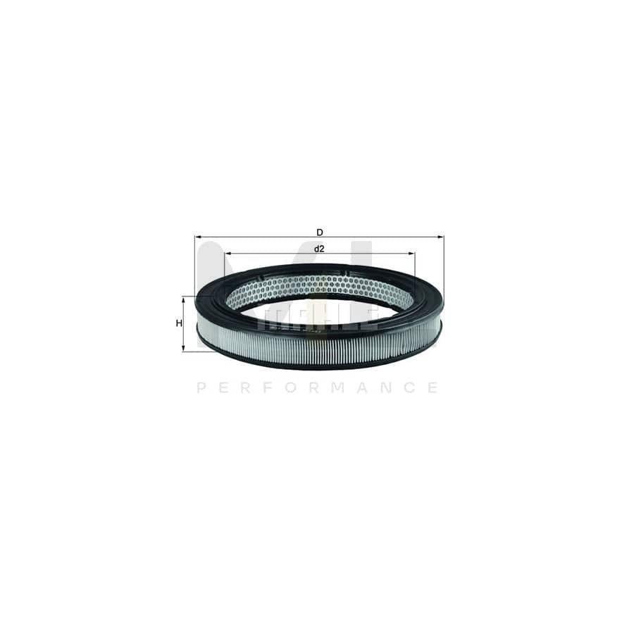 MAHLE ORIGINAL LX 210 Air Filter Filter Insert | Performance Parts DirectCar Parts