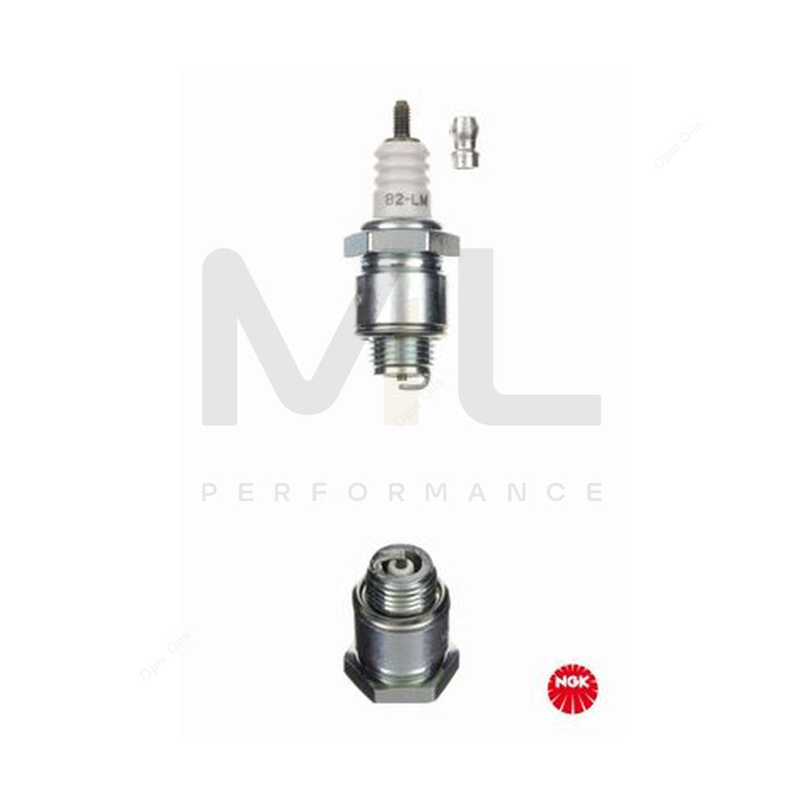 NGK B2-LM (1147) - Standard Spark Plug / Sparkplug - Projected Centre Electrode