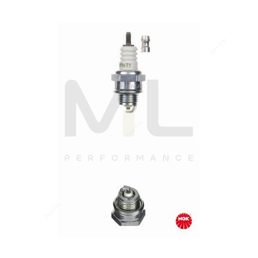 NGK BPM7Y (4921) - Standard Spark Plug / Sparkplug - Projected Centre Electrode